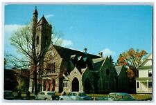 c1950's North Congregational Church, Main St. St. Johnsbury Vermont VT Postcard picture