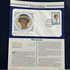 Official International Tributes to Princess Diana First Day Stamp MICRONESIA picture
