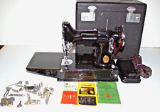 Vintage 1936 Singer Featherweight 221 Sewing Machine w/ Case & Accessories NICE picture