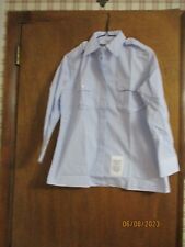 NEW/NOS-Women's CG Blue Shirt, Long Sleeve, Size 13 Neck 36 Bust, 28/29 Sleeve picture