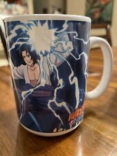 Viz  Shonen Jump Naruto Shippuden Battles Sasuke Coffee Mug For Adults 15 oz picture