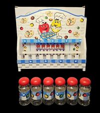 M&M’s World Las Vegas Spice Rack with 6 Jars Vintage Retro Hard To Find Open Box picture