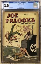 Joe Palooka #3 CGC 3.0 (Columbia 1944) WW2 Nazi Cover WWII Scarce 1/15 picture