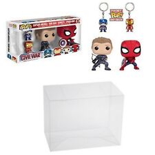 0.50mm Box Protector Fits Civil War FUNKO POP 4 PACK with the Keychains picture