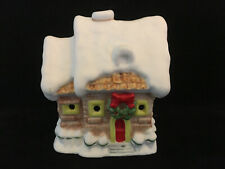 VINTAGE MUSICAL HOUSE CHRISTMAS WREATH CHIMNEY JAPAN picture