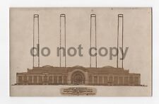 RPPC OH Architect Drawing, Front Elevation, Edgewater Power House, Lorain, Ohio picture
