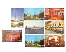 Vintage Mystic Connecticut Seaport Postcards from 1960’s picture