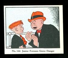 1937 R41 Walter H. Johnson Dick Tracy Caramels #144 Junior Foresees Grave Danger picture