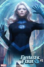 Fantastic Four #1 Artgerm Invisible Woman Stanley Lau 2018 - NM- or Better picture