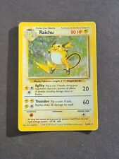 Pokemon RAICHU 14/102 - BASE SET HOLO - PL picture