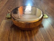 Mauviel Polished Copper Pan With Brass Handle picture