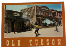 Shootout in Old Tucson Arizona Postcard Unposted picture