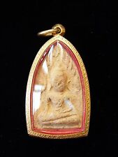 24 GRAMS of GOLD, ThaiBuddha-Amulets 107: PhraKhunPaen, Wat BK,BE 2100-2200 picture