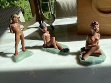 1940s D. Bensinger Pinup Chalkware TIKI Nude Naked Bathing WWII Extremely RARE picture
