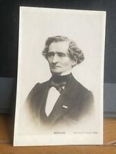 Louis Hector BERLIOZ Composer Super VINTAGE c 1910 RP  Postcard 15/6 picture