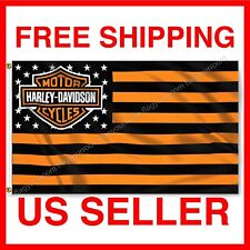 Harley Davidson 3x5 Ft Flag NEW Motorcycles Banner Large  USA picture