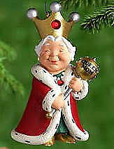 2000 Hallmark Christmas Ornament Queen Mom picture