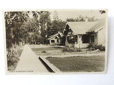 Beautiful Tustin California Homes Advertising RPPC Postcard c1915 Orange County picture