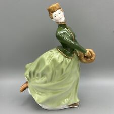 Royal Doulton ‘Grace’ 1965 Bone China Figurine HN2318 Mint Lady Skating Green picture
