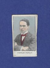 CHARLIE CHAPLIN W SERIES #5 1920s MOVIE STARS ORIGINAL STRIP CARD*RARE* picture