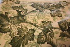 Waverly Lynnbrook Belgrave Square Coll Fabric Green/white LEAVES 6.4 yds x 56