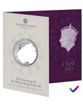 2023 £5 BRILLIANT UNC COIN - THE CORONATION OF HIS MAJESTY KING CHARLES III. picture