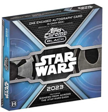 2023 Topps Star Wars Chrome Black Hobby Box - Collectible Trading Cards picture