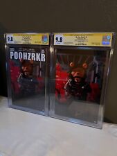 Do You Pooh? Signed CGC 9.8; POOHZRKR Edition A+B 1 of 25;BRZRKR #1 cover homage picture