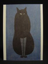 Kiyoshi Saito Postcard Cats - Lone Cat - Steady Gaze picture