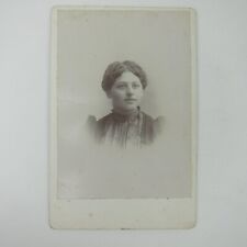Cabinet Card Photograph Young Lady Portrait Townsends Covington Ohio Antique picture