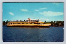 Washington DC, Wilson Line, Potomac River Cruise, Luxury Cruise Vintage Postcard picture