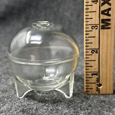 Vintage Glass Perfume Display Lidded Dome  Mid-Century Modern Vanity Décor picture
