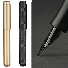 Latest Brass Fountain Pen Iridium Fine Nib 0.5mm Office Writting Pen Gift picture