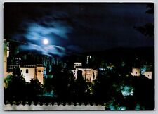 Postcard Spain Granada at night 3K picture
