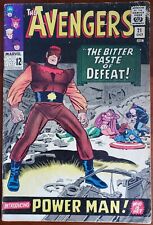 Avengers #21 VG- 3.5 (Marvel 1965) ~ 1st Appearance & Origin Of Power Man✨ picture