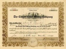 Copper Chief Mining Co. - Stock Certificate - Mining Stocks picture