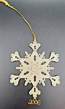Lenox 2006 Annual Jeweled Porcelain Snowflake Ornament picture