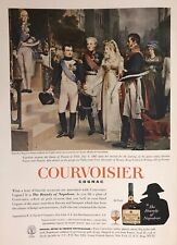 1960 Courvoisier Cognac Napoleon PRINT AD ART VINTAGE PROMO picture