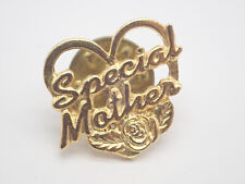 Special Mother Heart Rose Vintage Lapel Pin picture
