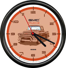 Licensed 1956 GMC Classic Vintage Pickup Truck General Motors Sign Wall Clock picture
