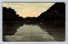 Ulster PA-Pennsylvania, Scenic View River Scene, Lake View Vintage Postcard picture