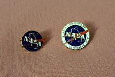 LOT of 2 NASA Enamel Pin 45th ANNIVERSARY Established 1958, NASA vector LOGO picture
