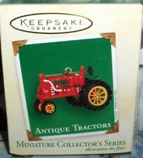 Antique Tractors`2002`Miniature-Around House & Down 2 The Barn,Hallmark Ornament picture