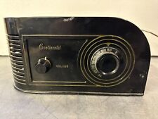 Vintage ANTIQUE Continental Model 1000 table top tube Radio WORKS picture