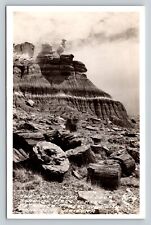 RPPC The Snow Lady Oil Loop Road Petrified Forest Arizona VTG Postcard 1529 picture