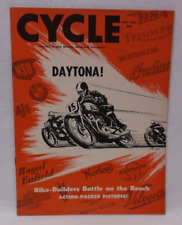 Cycle 1953 Motorcycle Magazine Daytona Issue picture
