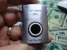Vintage US Army 1st Corps Artillery Korea Vulcan Military Lighter picture
