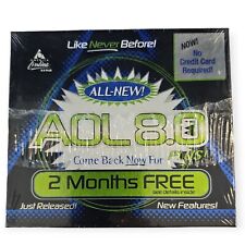 America Online AOL 8.0 Plus Mail Offer Disc SEALED picture