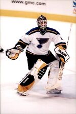 PF52 2001 Original Photo ROMAN TUREK ST LOUIS BLUES CZECH NHL ICE HOCKEY GOALIE picture
