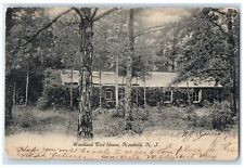 1906 Exterior View Woodland Curt House Newfield New Jersey NJ Vintage Postcard picture